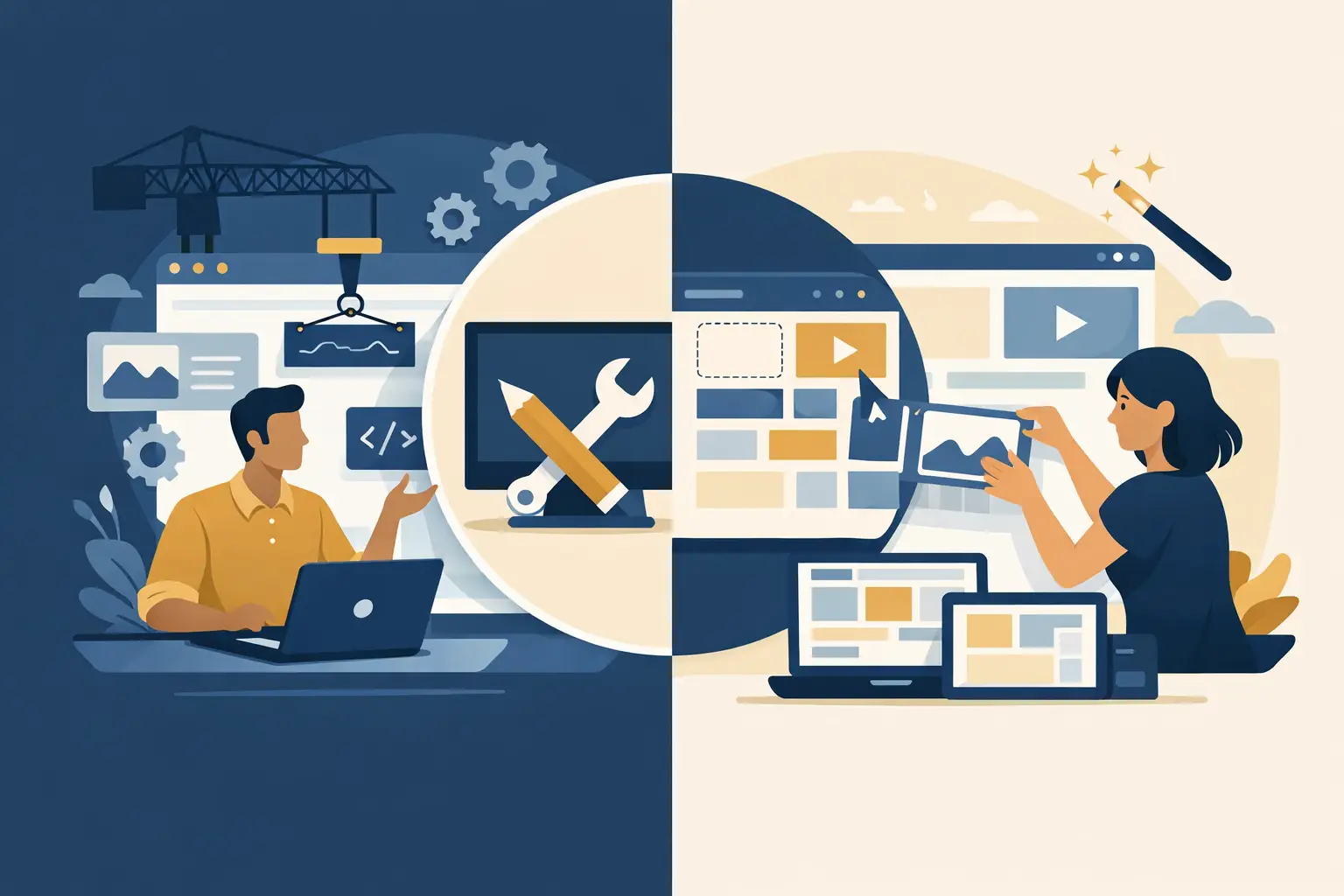 Custom website ή builder: τι συμφέρει