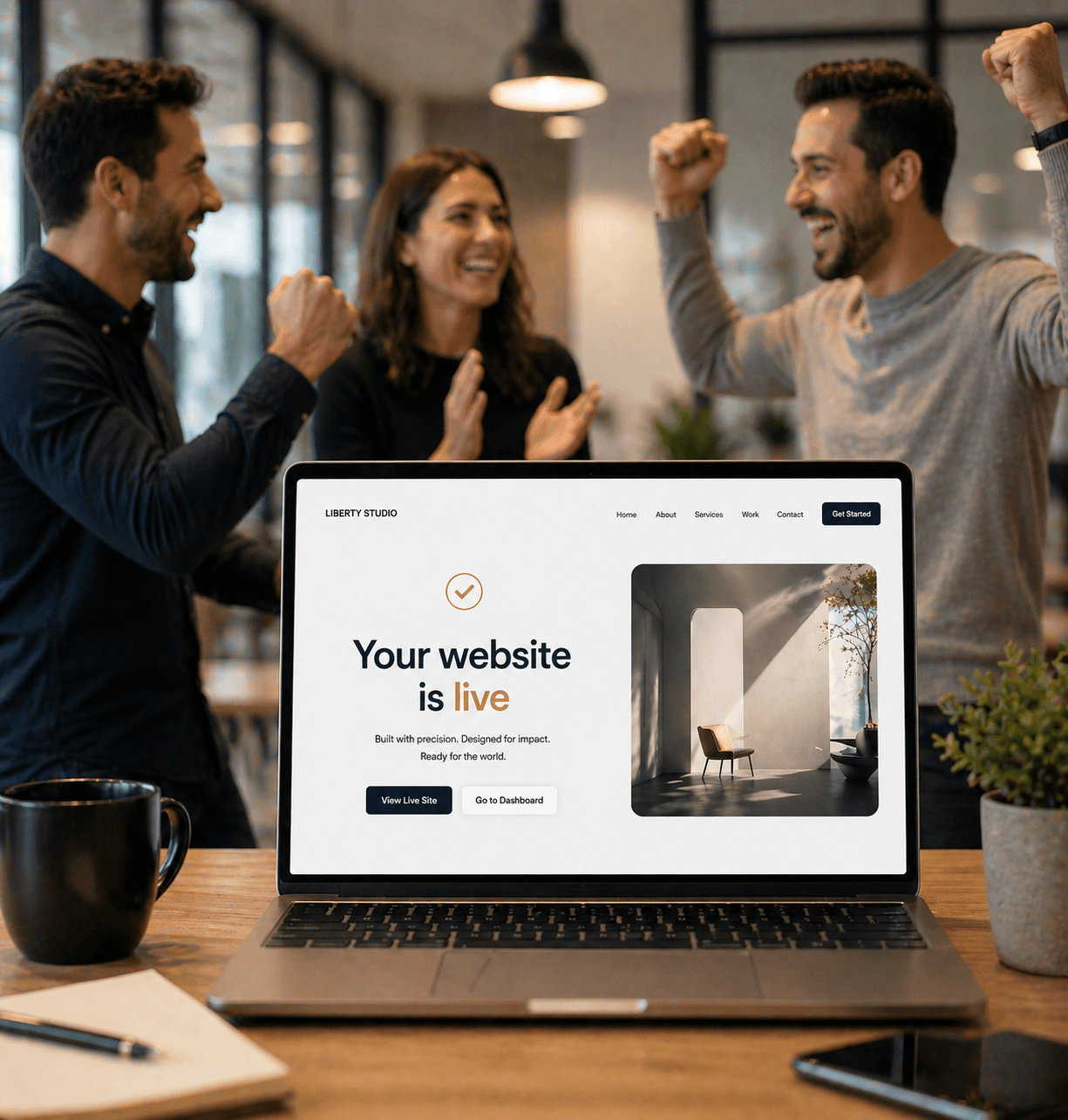 Go live — δημοσίευση ιστοσελίδας με domain, hosting και SEO setup